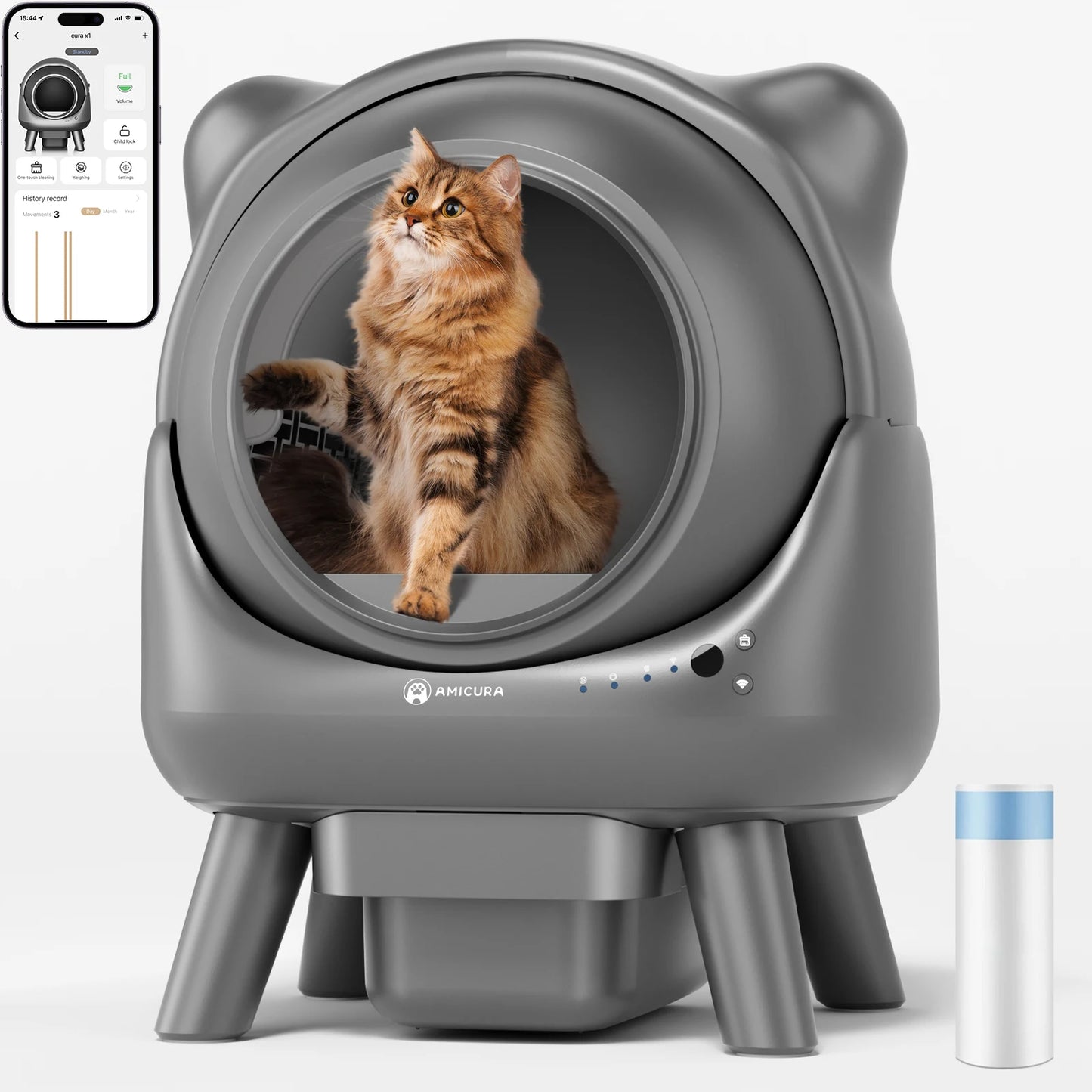 Litiere Chat Automatique amicura cura 1 (1)